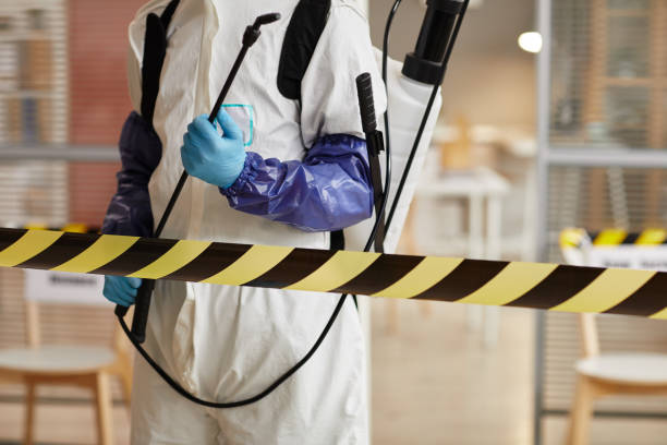 Professional Blood Cleanup technician working in Arlington, NY